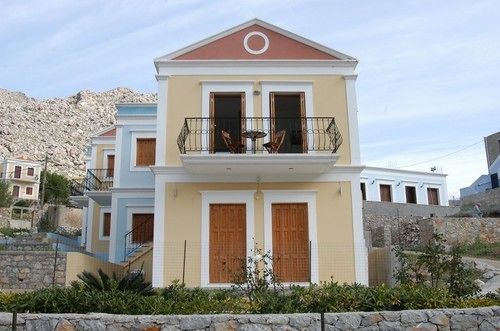 Captain George Apartment Symi Bagian luar foto